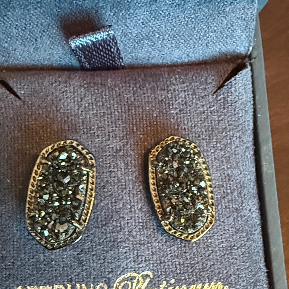 Kendra Scott Black Earrings